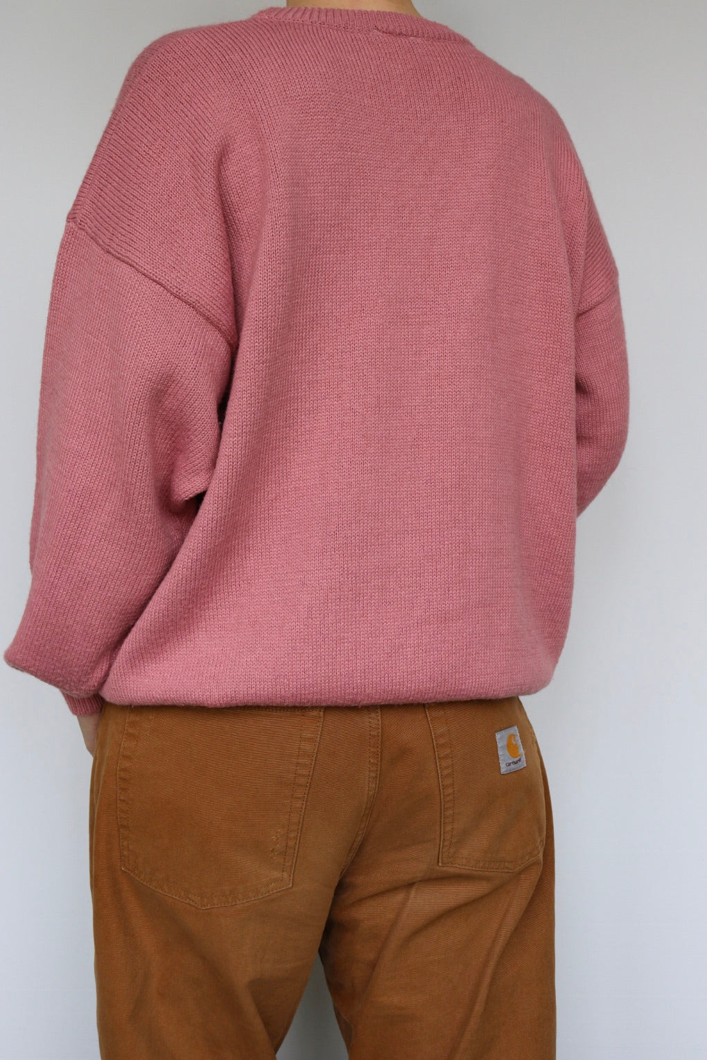 The Pink Cats - vintage knitted sweater - S up to L