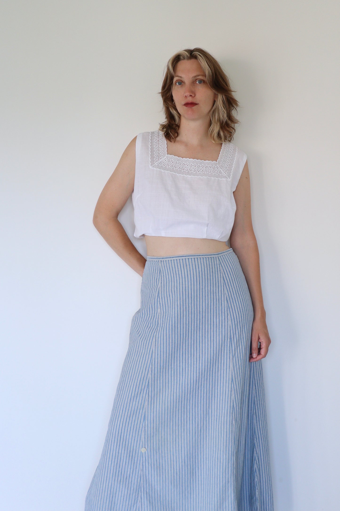 The Oilily Pin & Stripe - skirt - S up to M