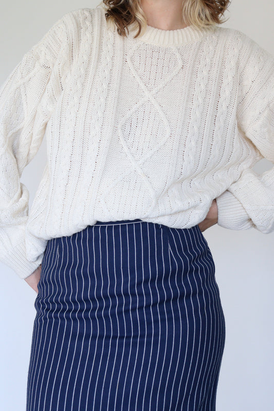 The Cream Cable - sweater - S up to L