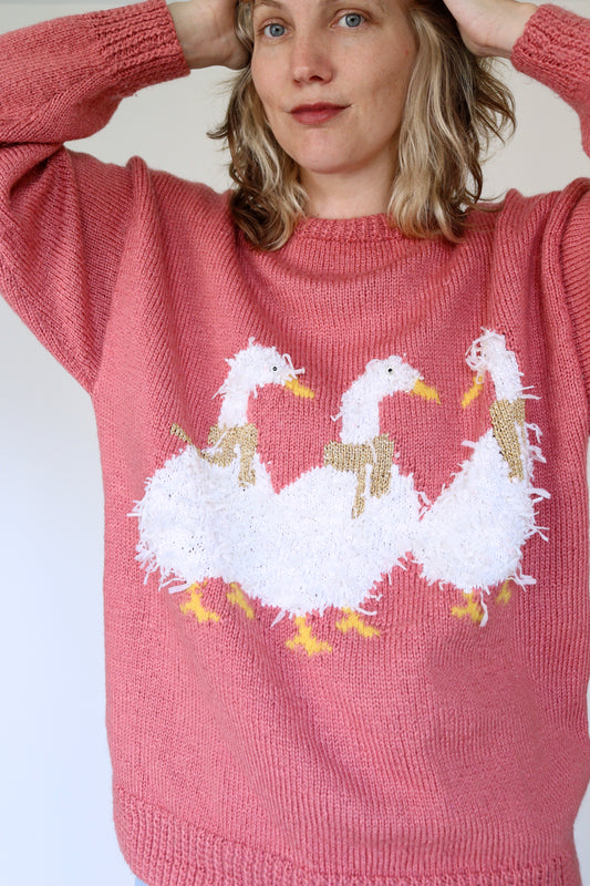 The Three Geese - sweater - S up to L