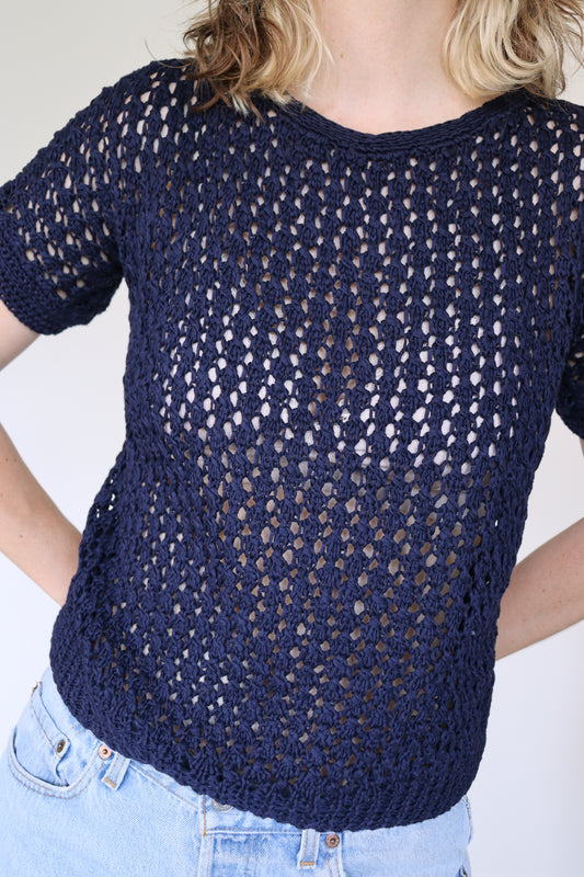 The Blue Net - t-shirt / top - S up to M
