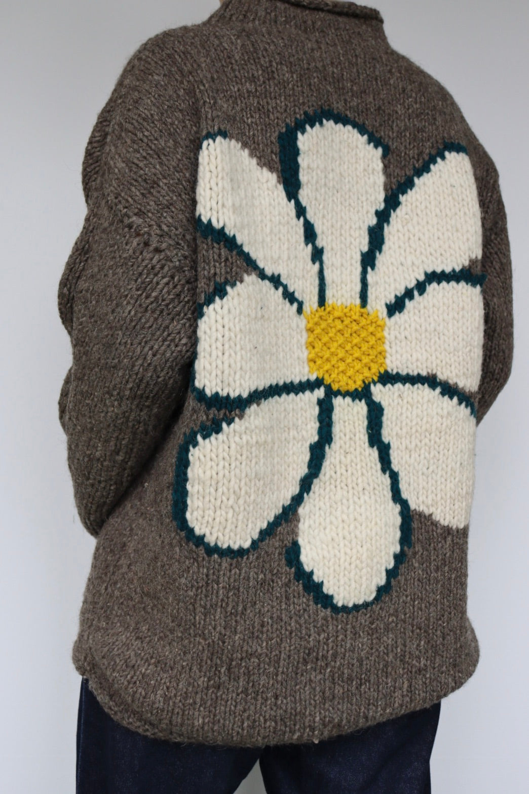 The Daisy Sweater - vintage knitted sweater - S up to XL