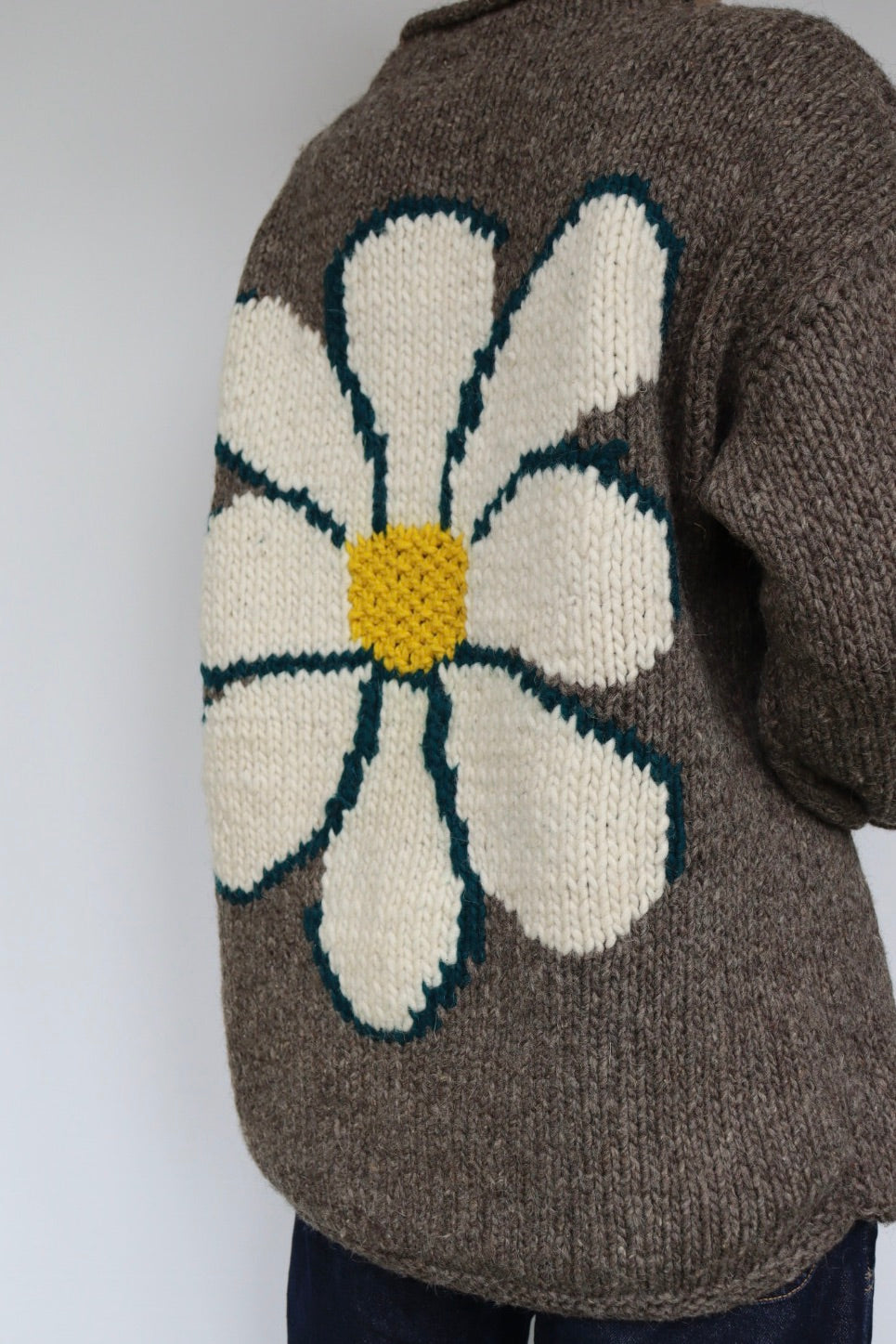 The Daisy Sweater - vintage knitted sweater - S up to XL