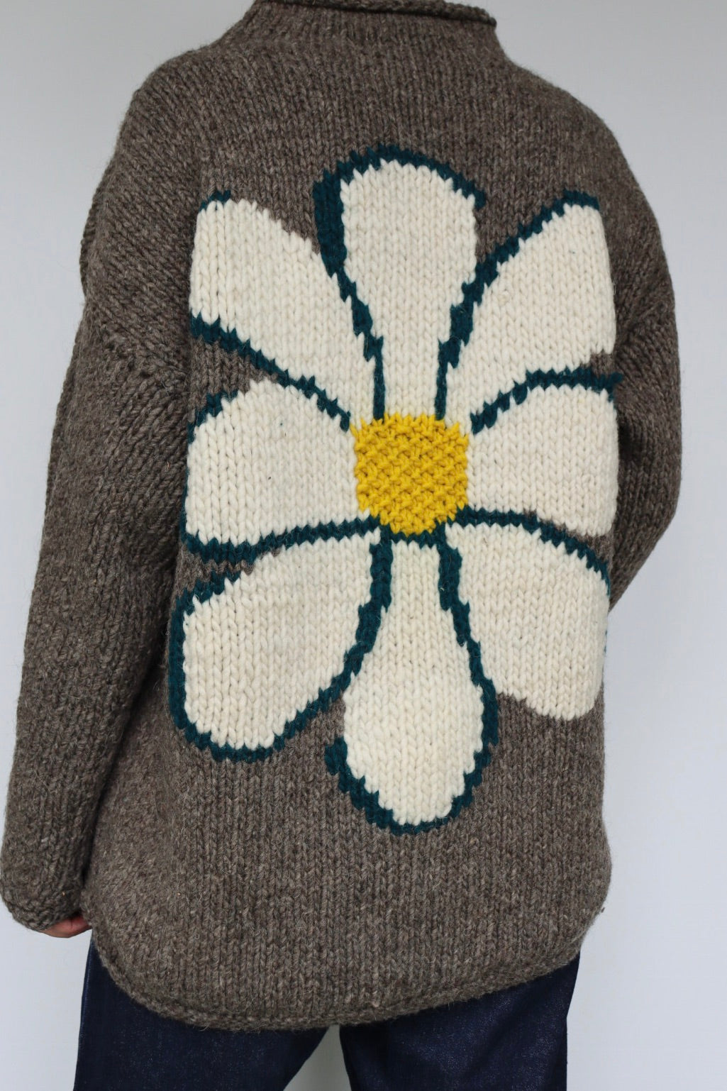 The Daisy Sweater - vintage knitted sweater - S up to XL