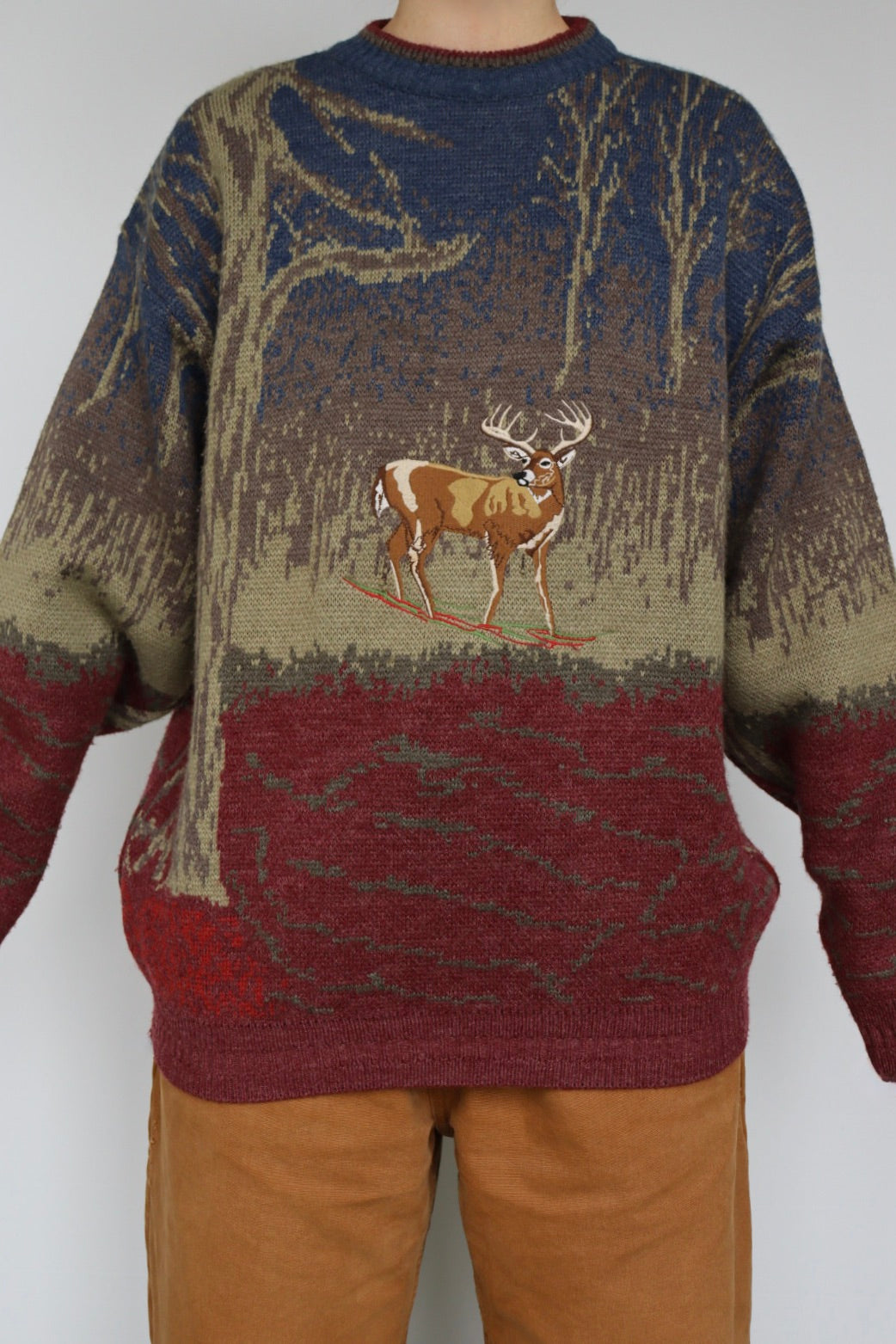 The 3 Suisses - vintage knitted sweater - S up to XL