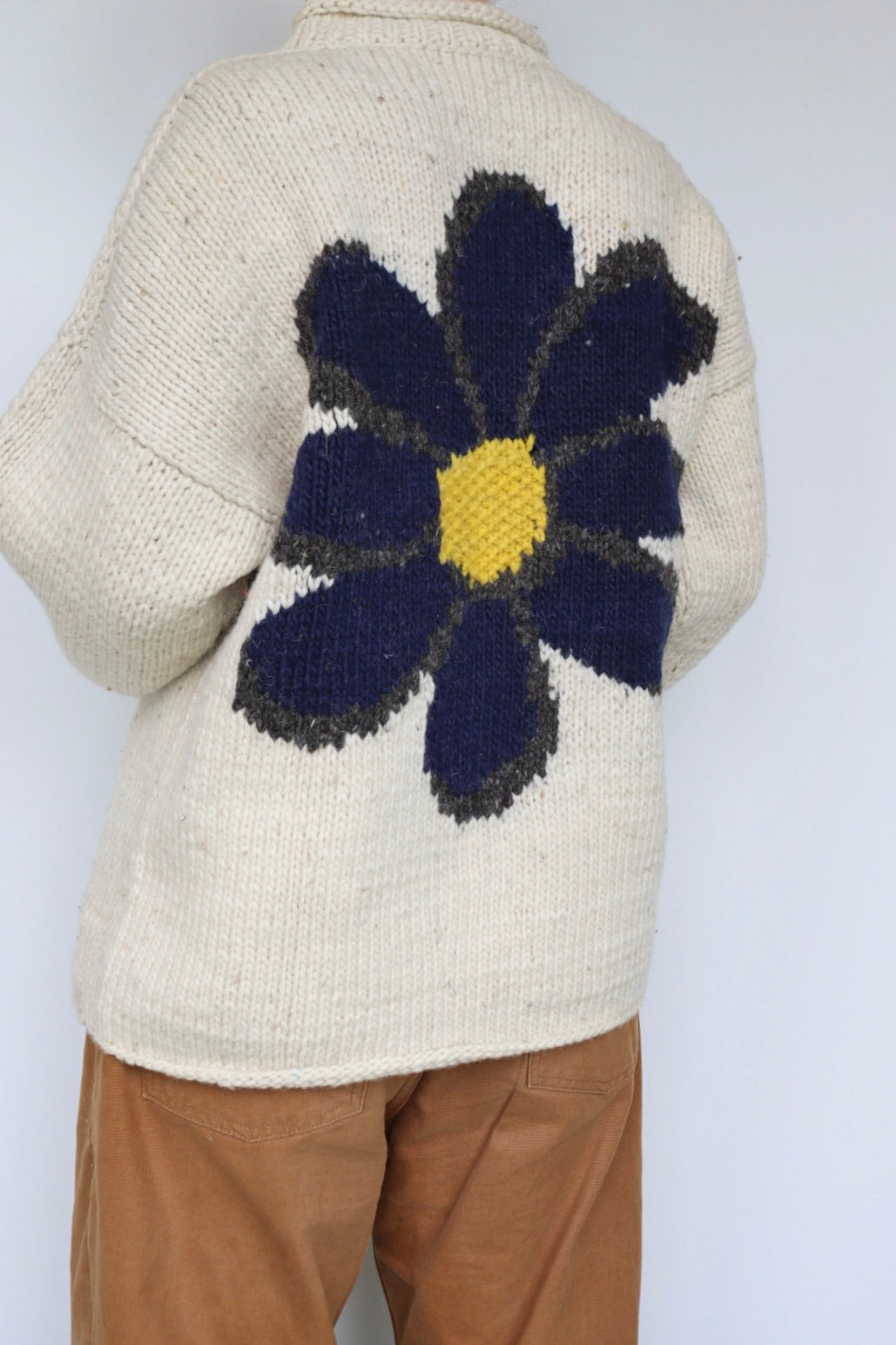 The Daisy Knit - vintage knitted sweater - S up to L