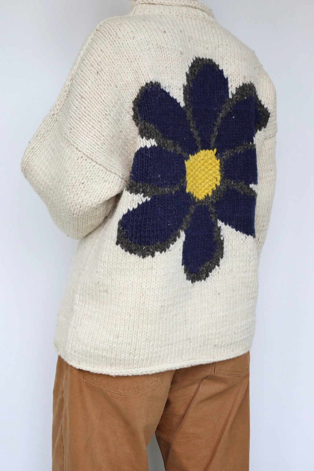 The Daisy Knit - vintage knitted sweater - S up to L