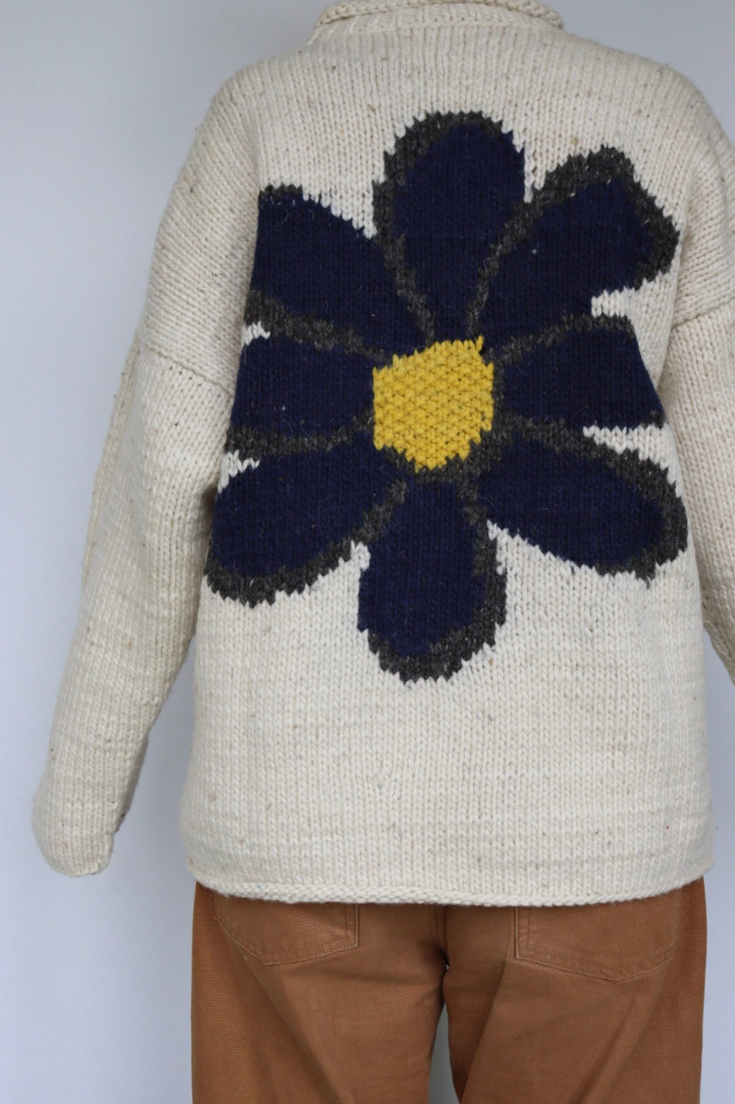 The Daisy Knit - vintage knitted sweater - S up to L