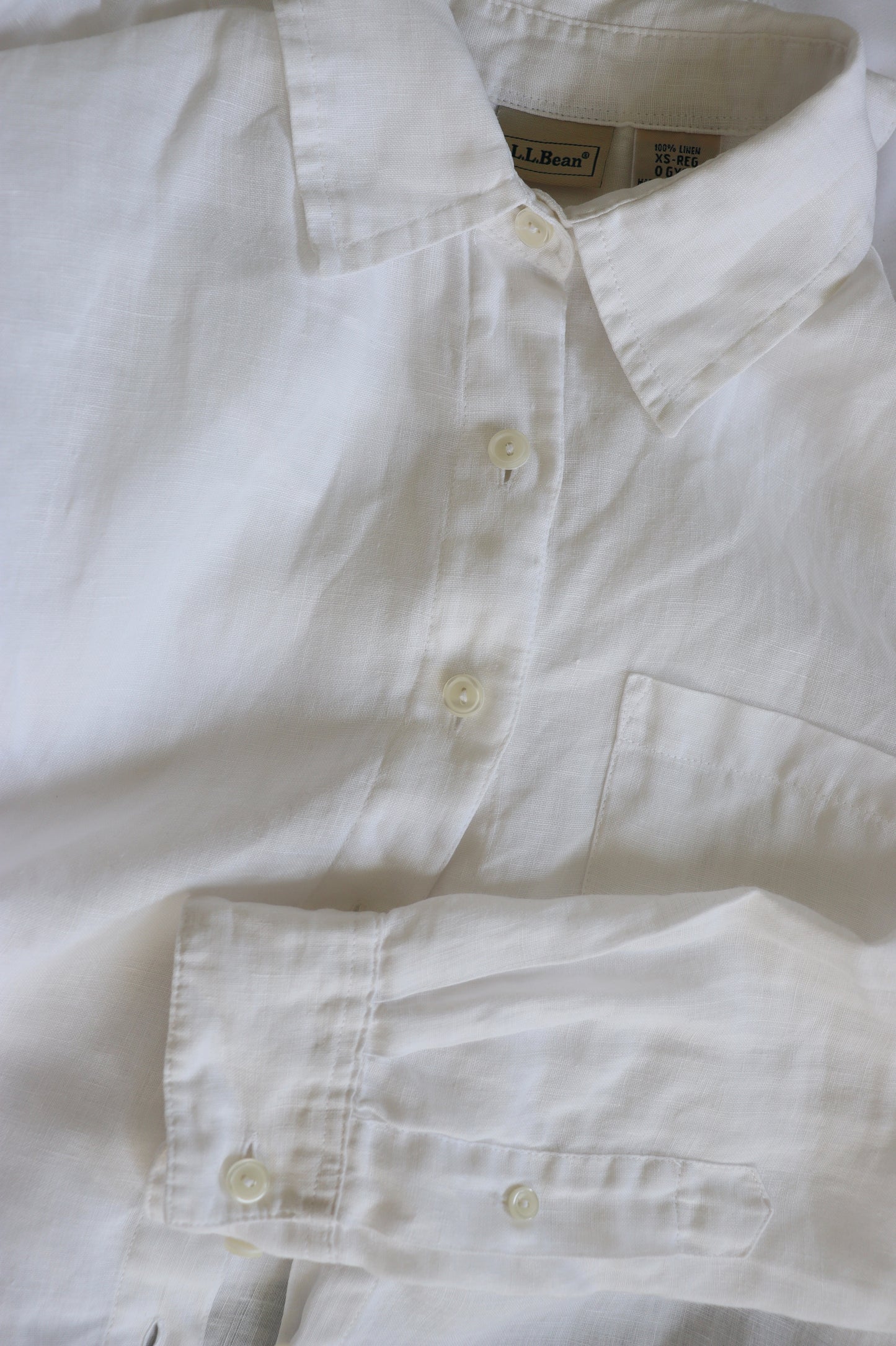 The L.L.Bean Linen - blouse - S up to M