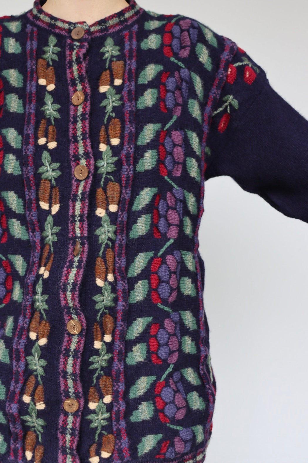 The Tulchan Autumn - vintage knitted cardigan - S up to M/L