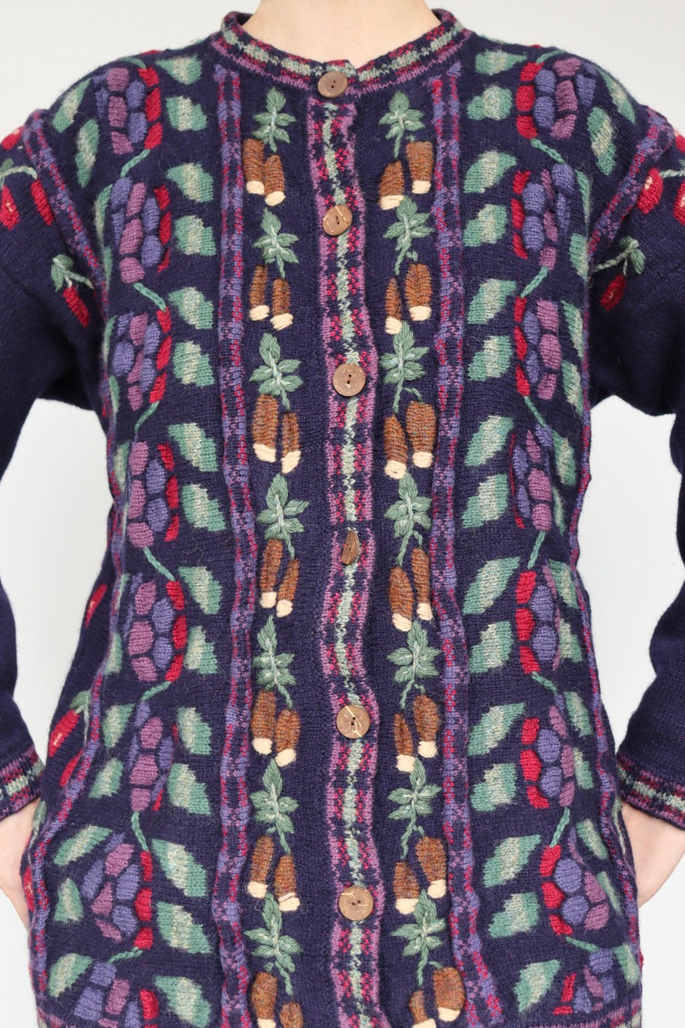 The Tulchan Autumn - vintage knitted cardigan - S up to M/L