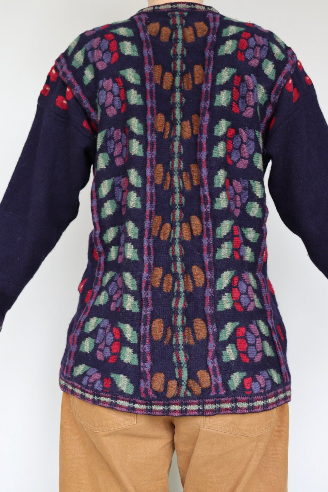 The Tulchan Autumn - vintage knitted cardigan - S up to M/L