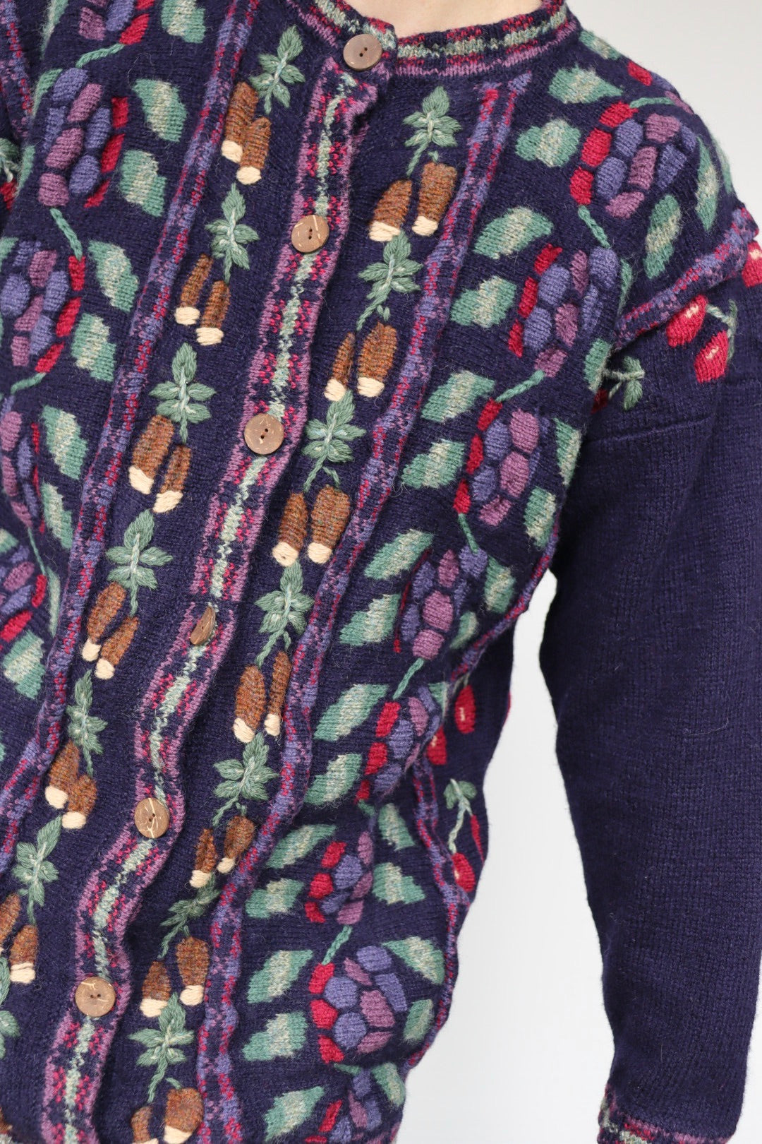 The Tulchan Autumn - vintage knitted cardigan - S up to M/L