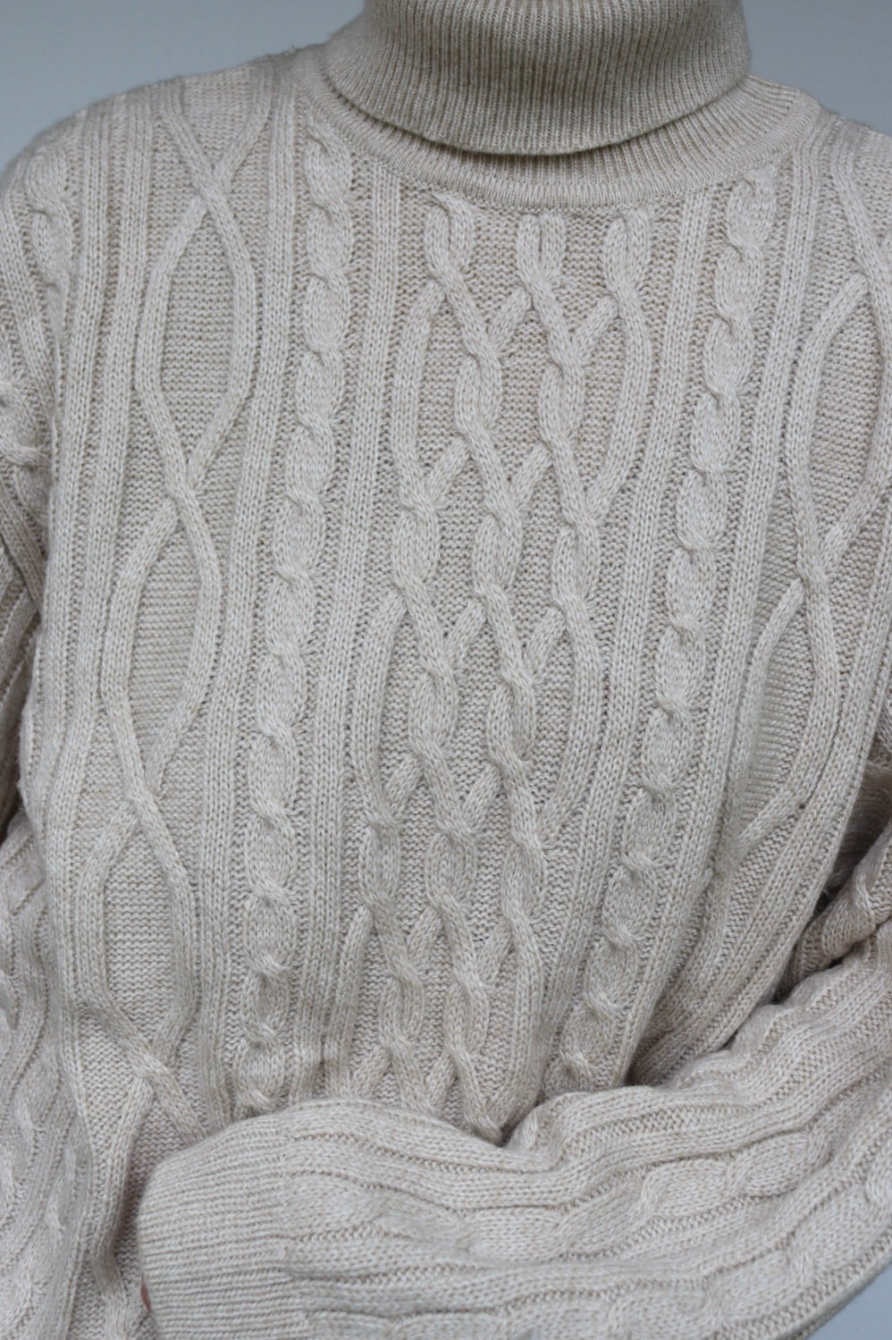 The Aran Bawneen - vintage knitted sweater - S up to XL