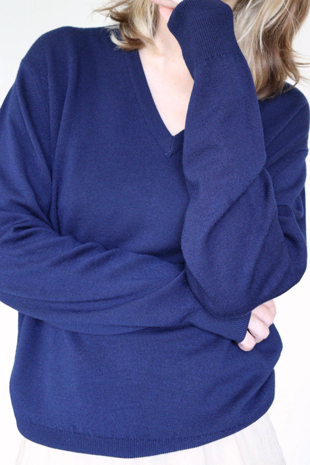 The Blue V - sweater - S up to L