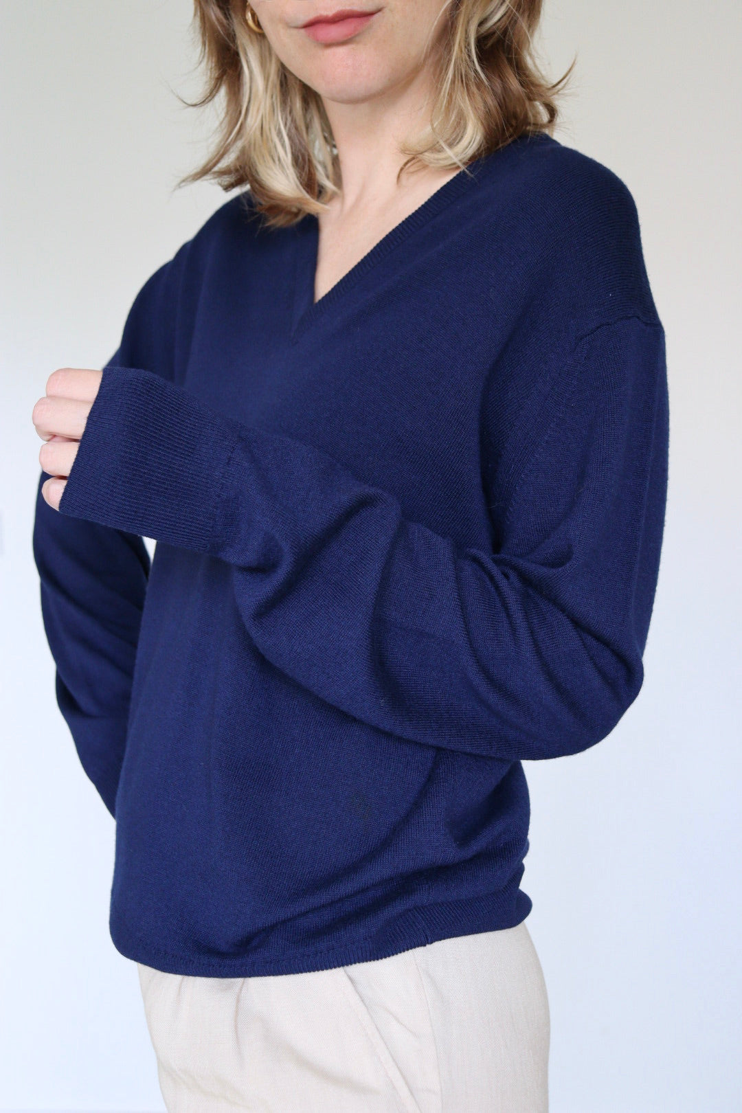 The Blue V - sweater - S up to L