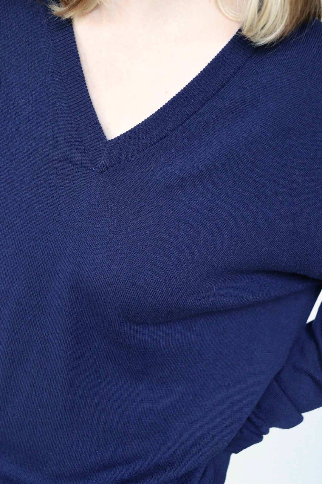 The Blue V - sweater - S up to L