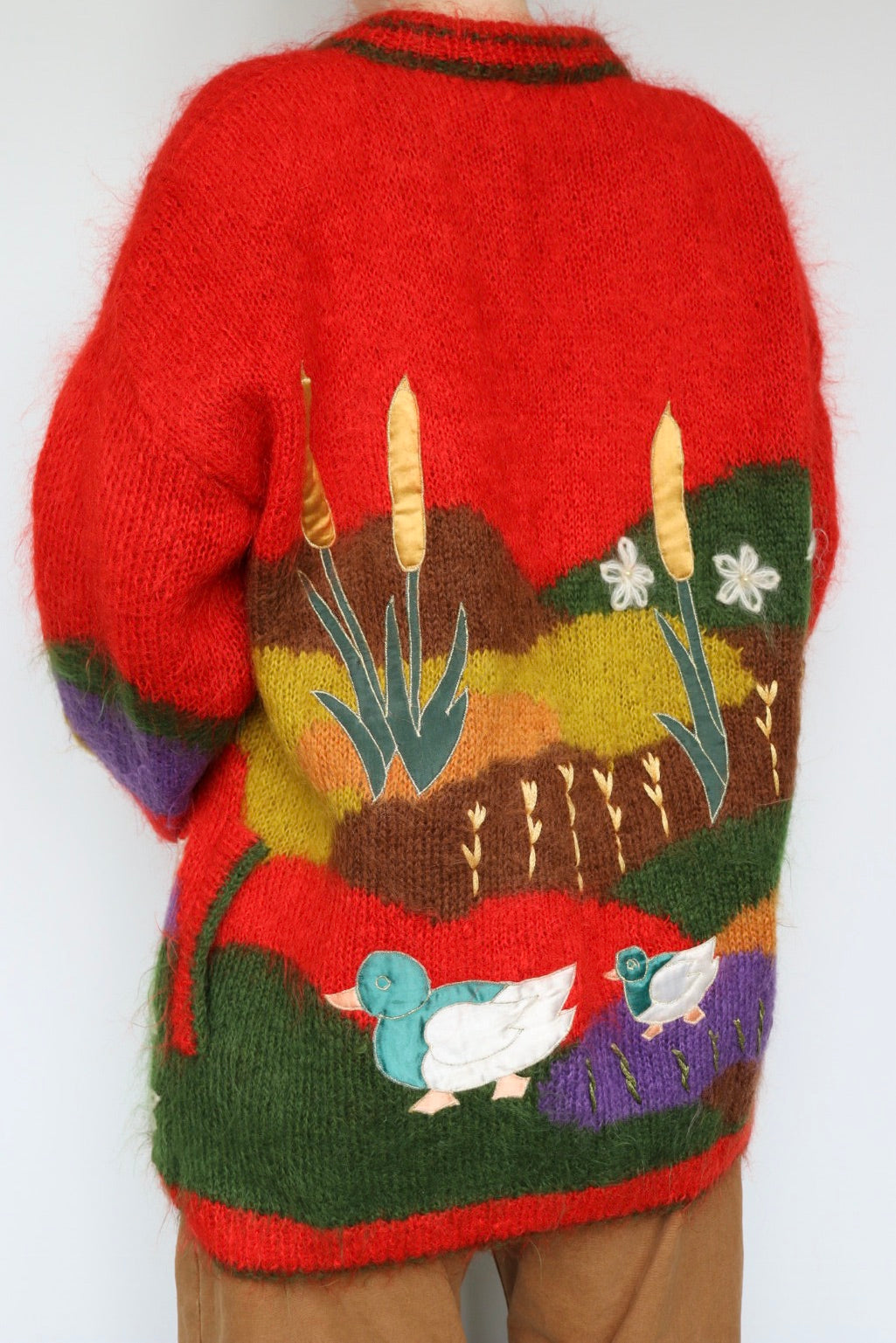The Norway Ducks - mohair cardigan - S up to L/XL