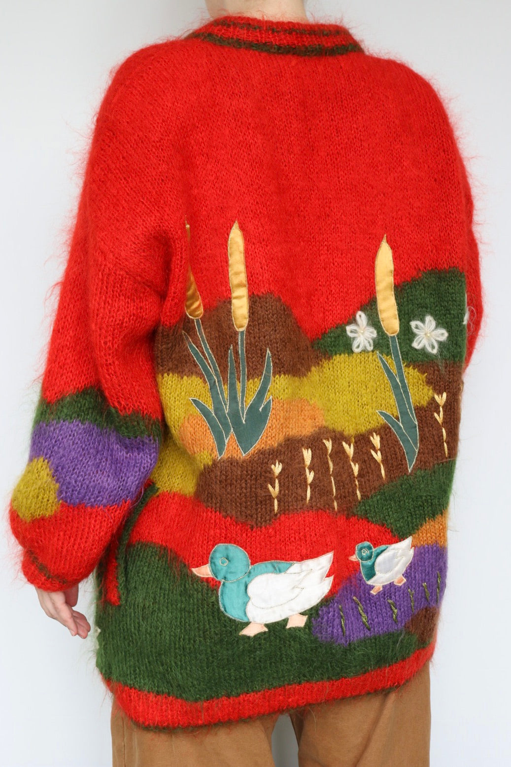 The Norway Ducks - mohair cardigan - S up to L/XL