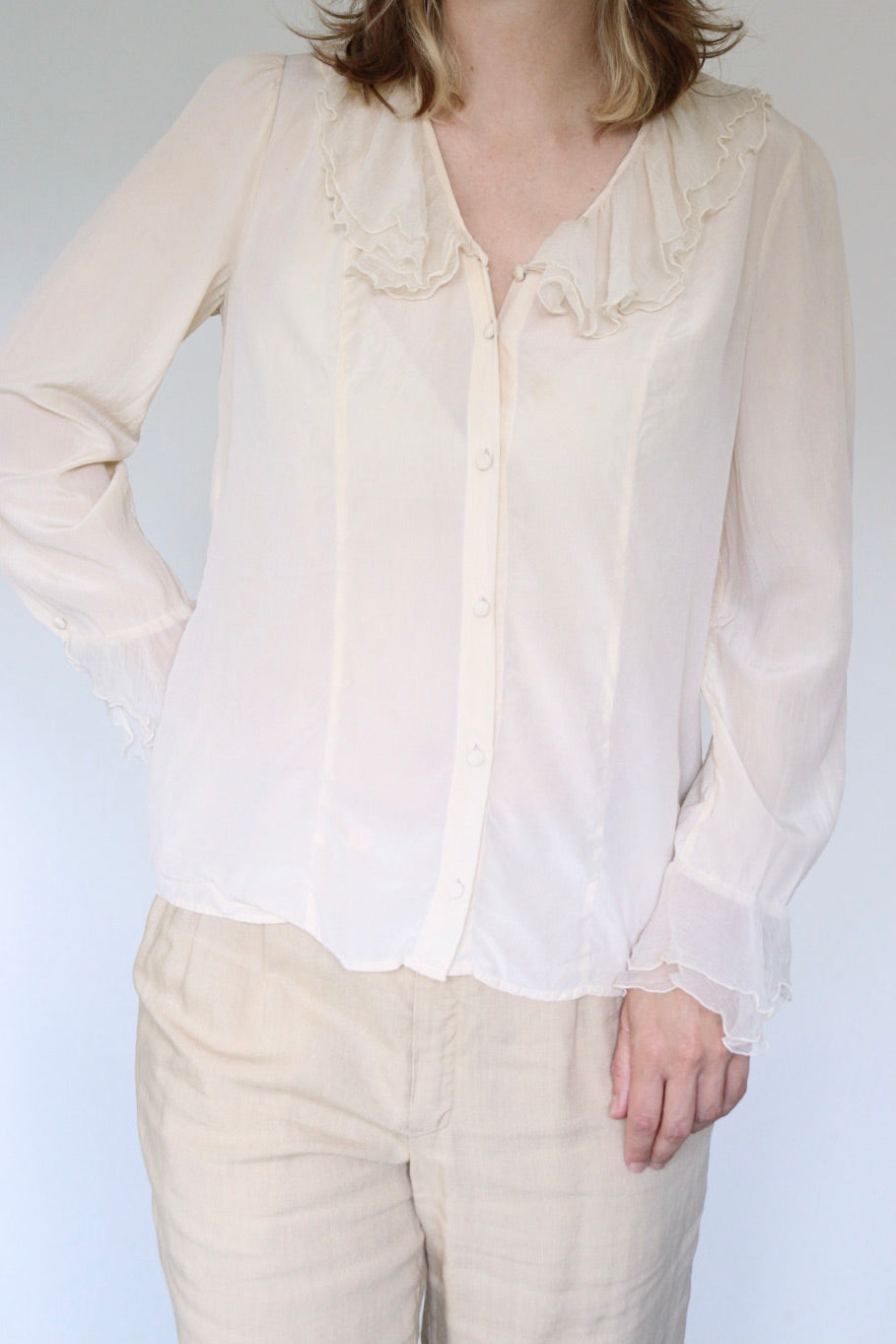 The Ruffle Pirate - blouse - S up to M/ L
