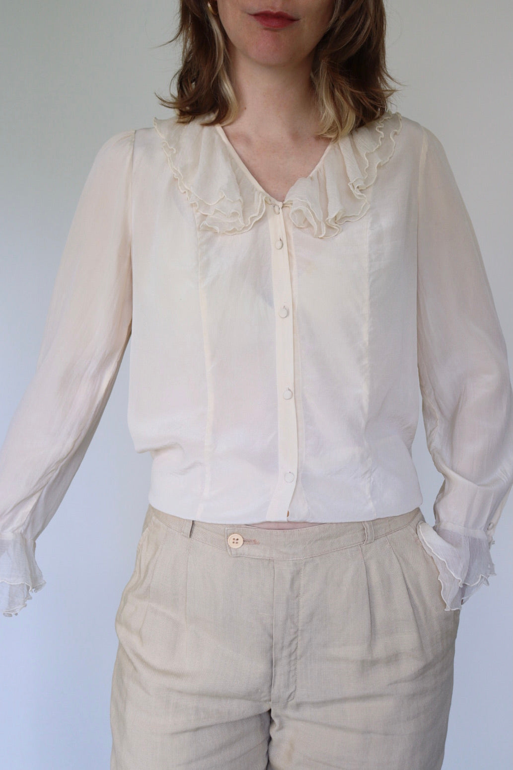 The Ruffle Pirate - blouse - S up to M/ L