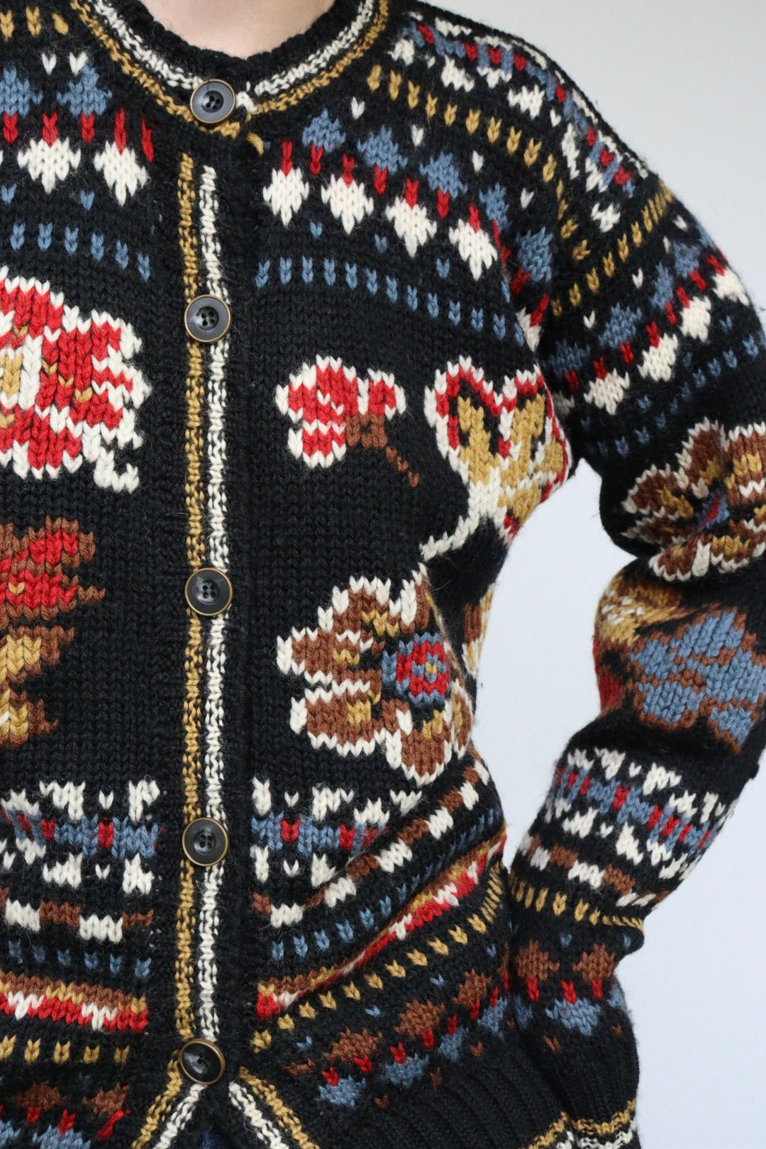The Ba-tsu Flowers - vintage cardigan - S up to M/L