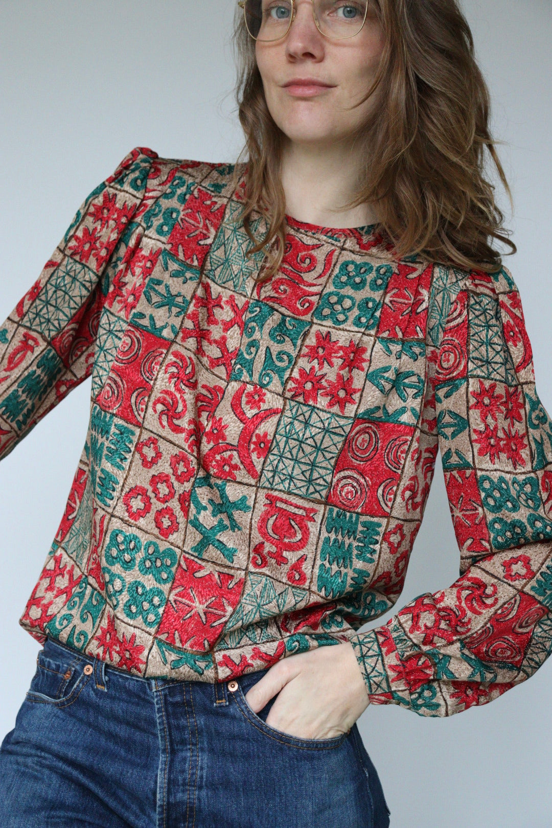 The Happy Holly - top / blouse - S up to M