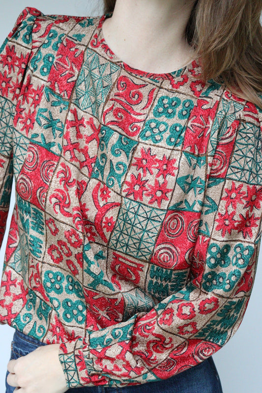 The Happy Holly - top / blouse - S up to M