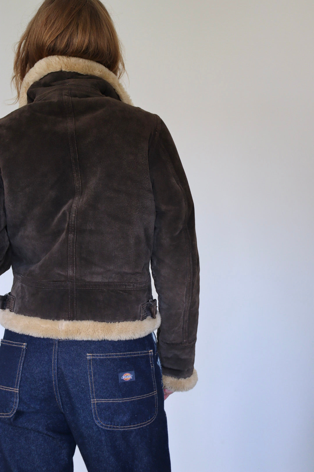 The Suede Aviator - jacket - S up to M