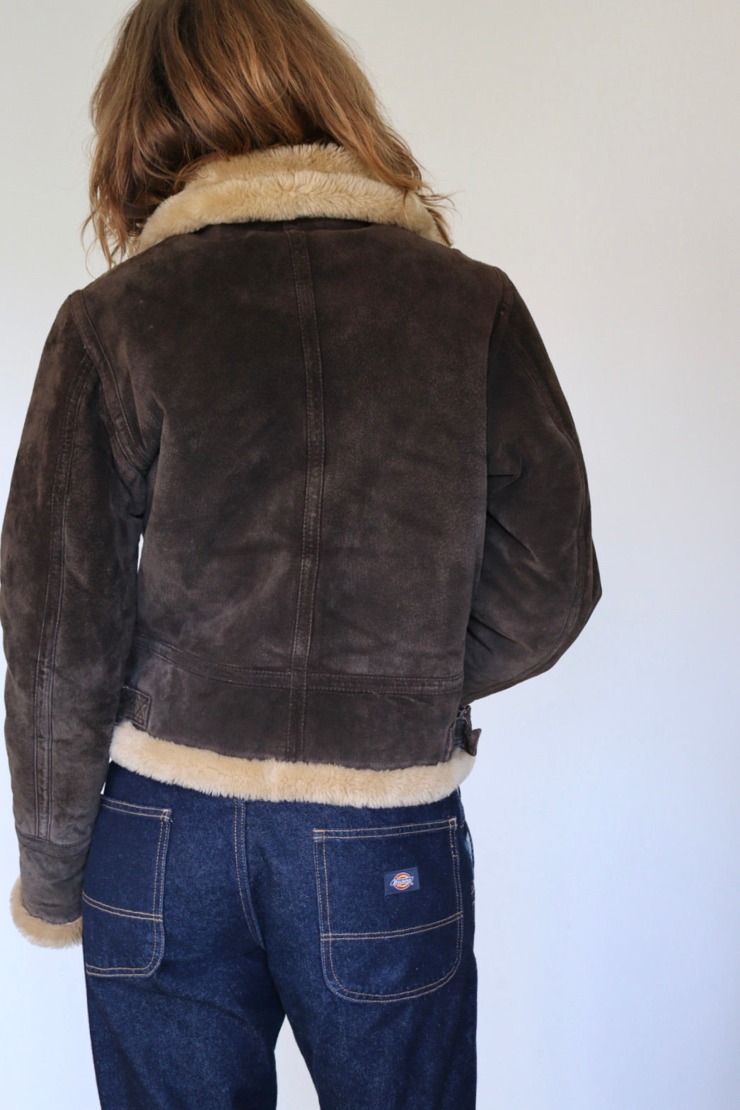 The Suede Aviator - jacket - S up to M