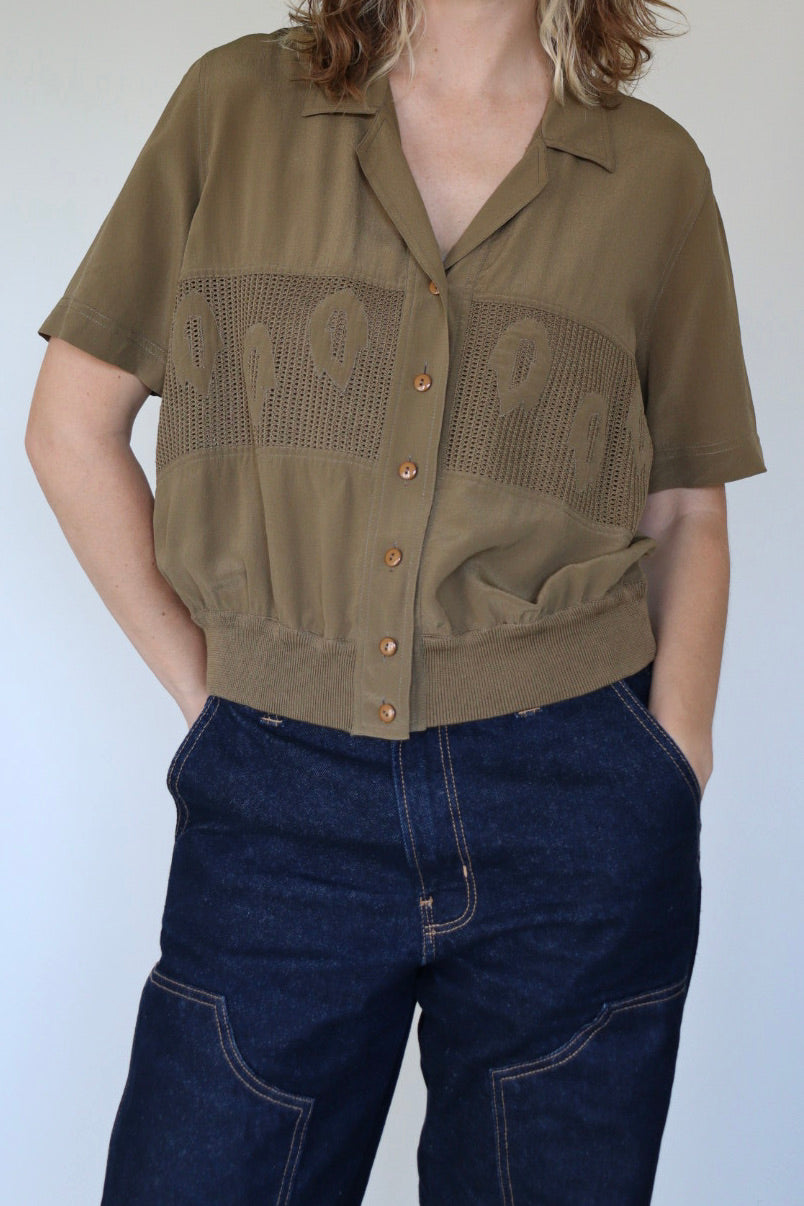 The Silk Leaf - blouse - S up to L