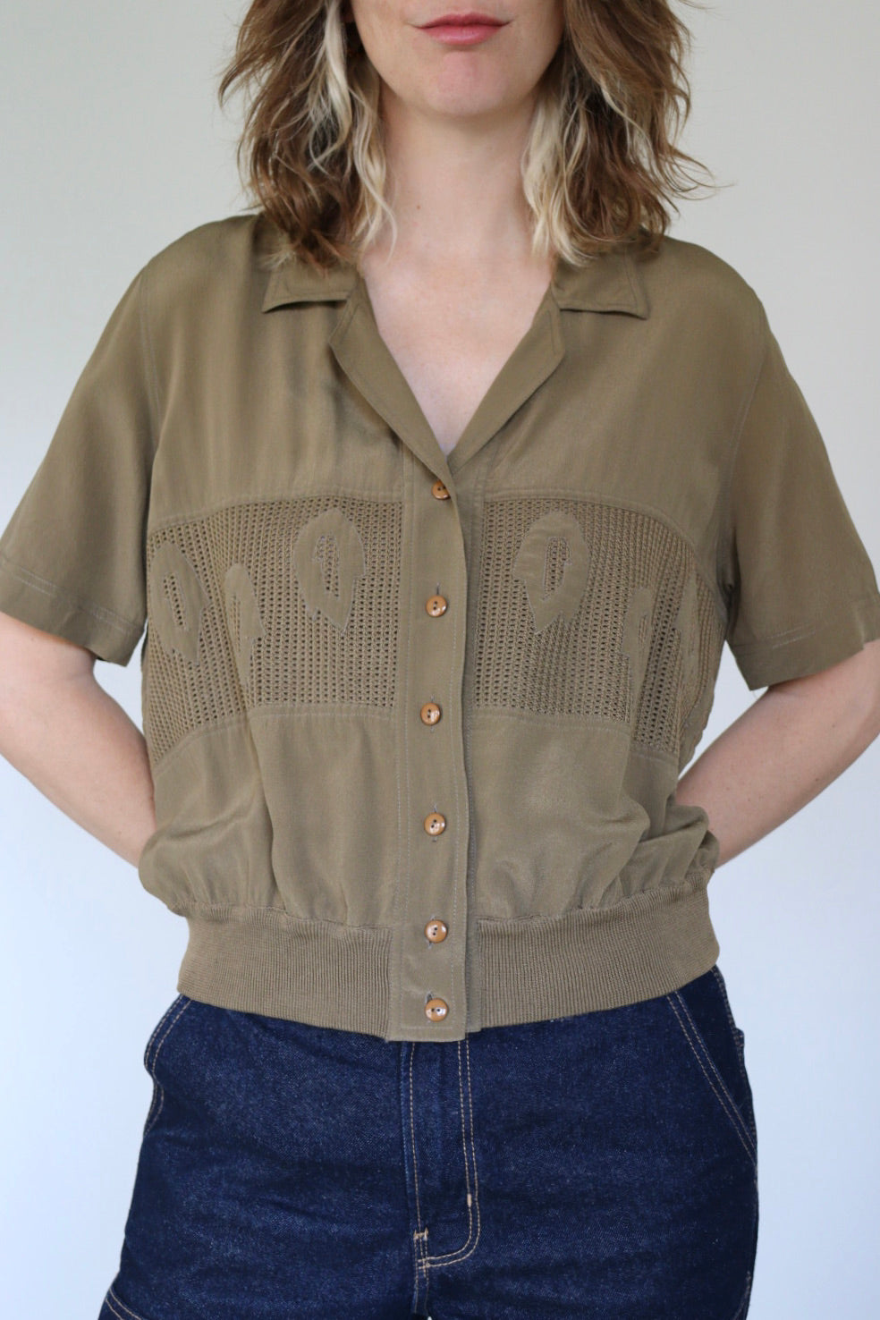 The Silk Leaf - blouse - S up to L