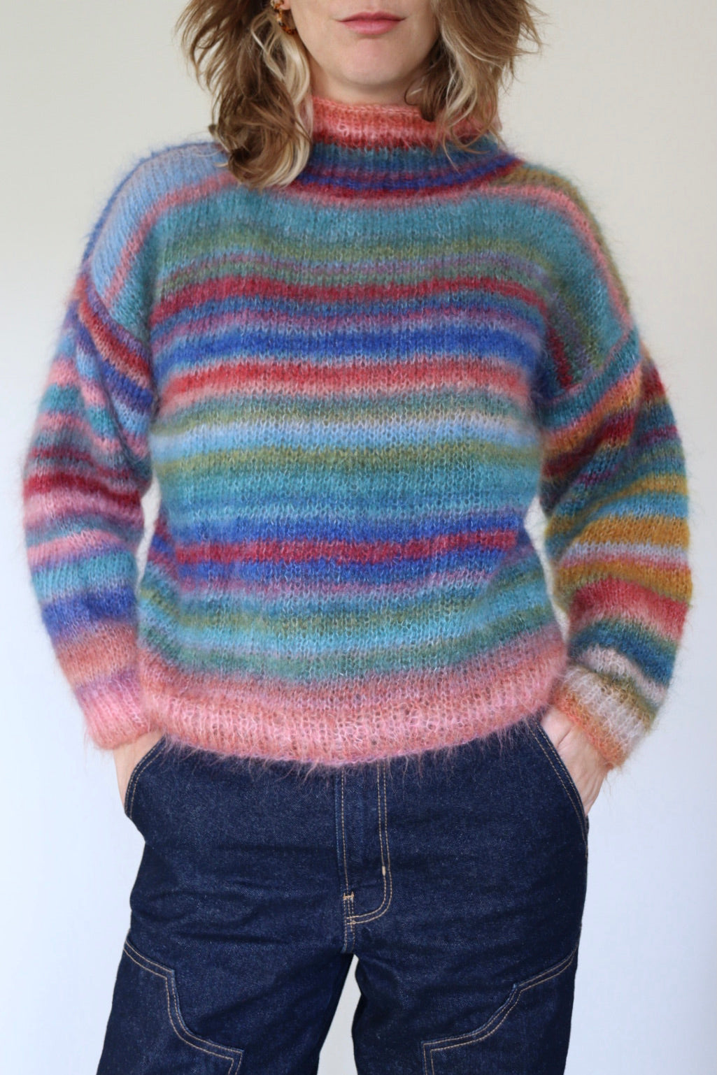 The Fluffy Rainbow - sweater - S up to M