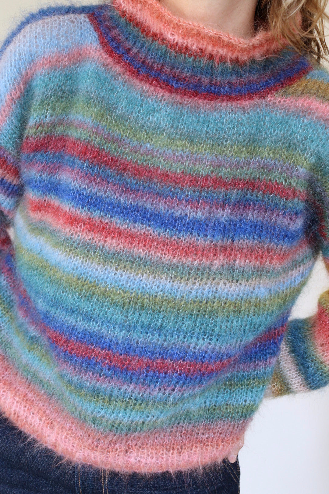 The Fluffy Rainbow - sweater - S up to M