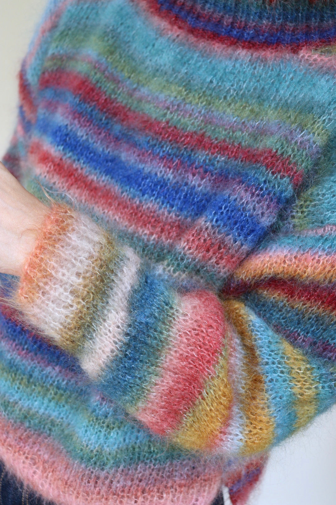 The Fluffy Rainbow - sweater - S up to M