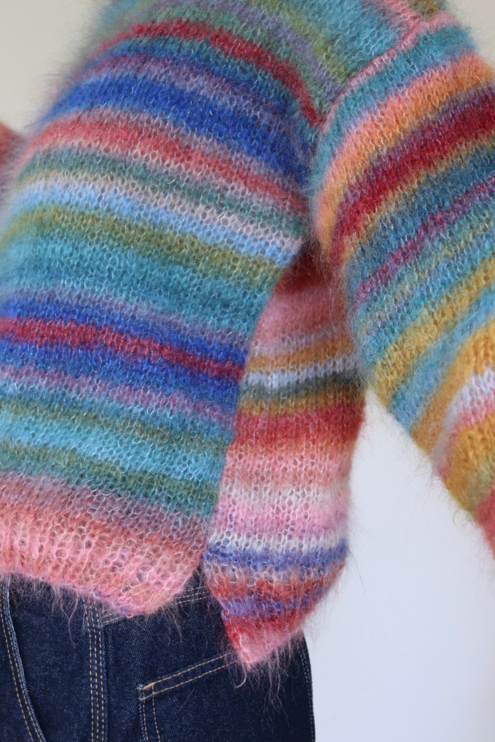 The Fluffy Rainbow - sweater - S up to M