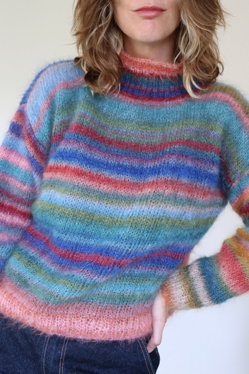 The Fluffy Rainbow - sweater - S up to M