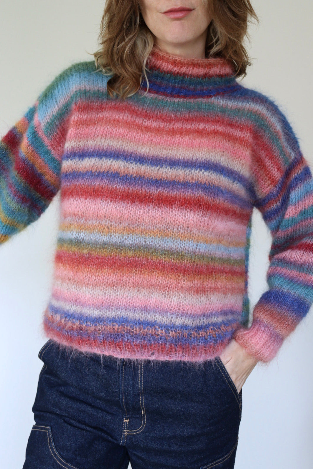 The Fluffy Rainbow - sweater - S up to M