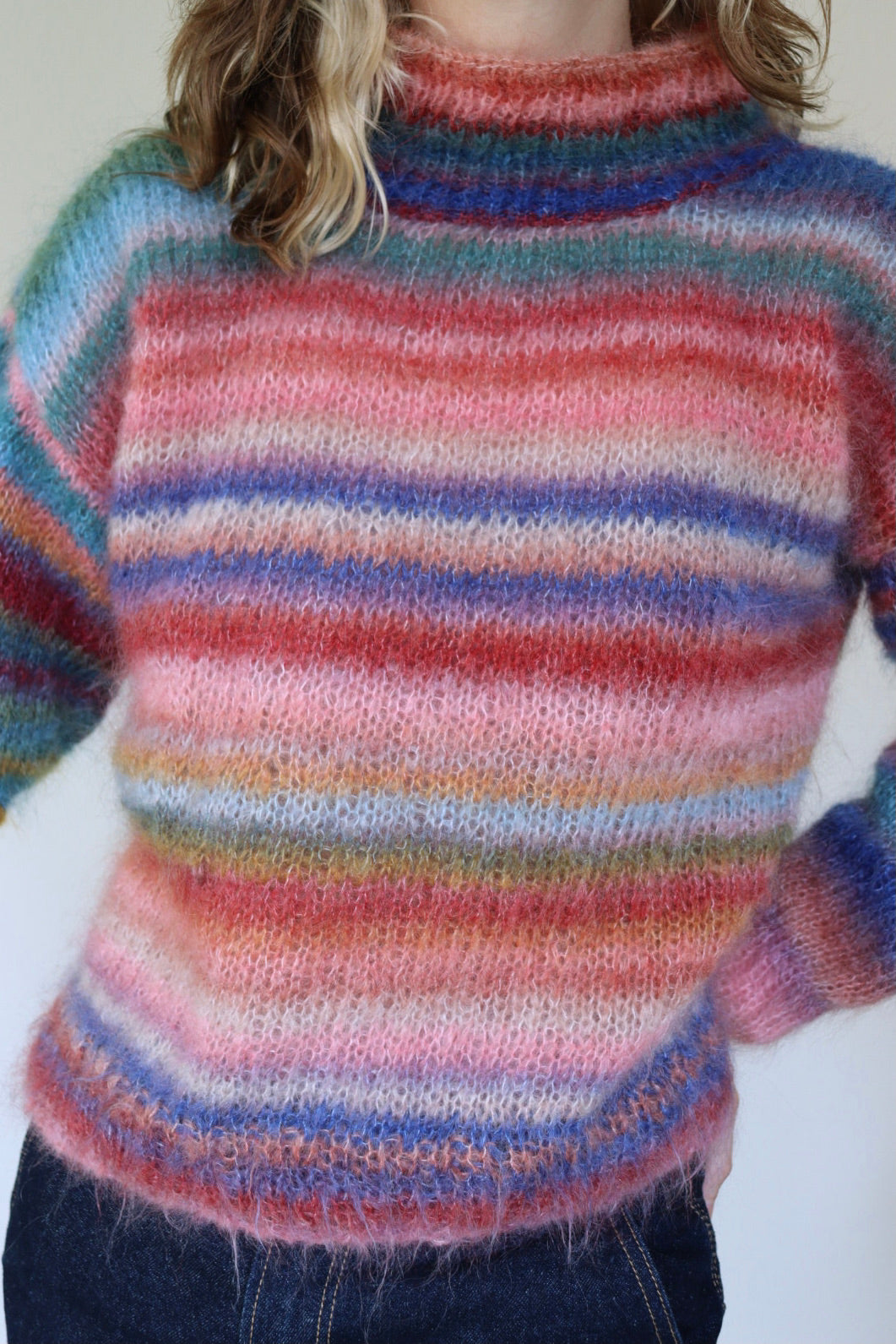 The Fluffy Rainbow - sweater - S up to M
