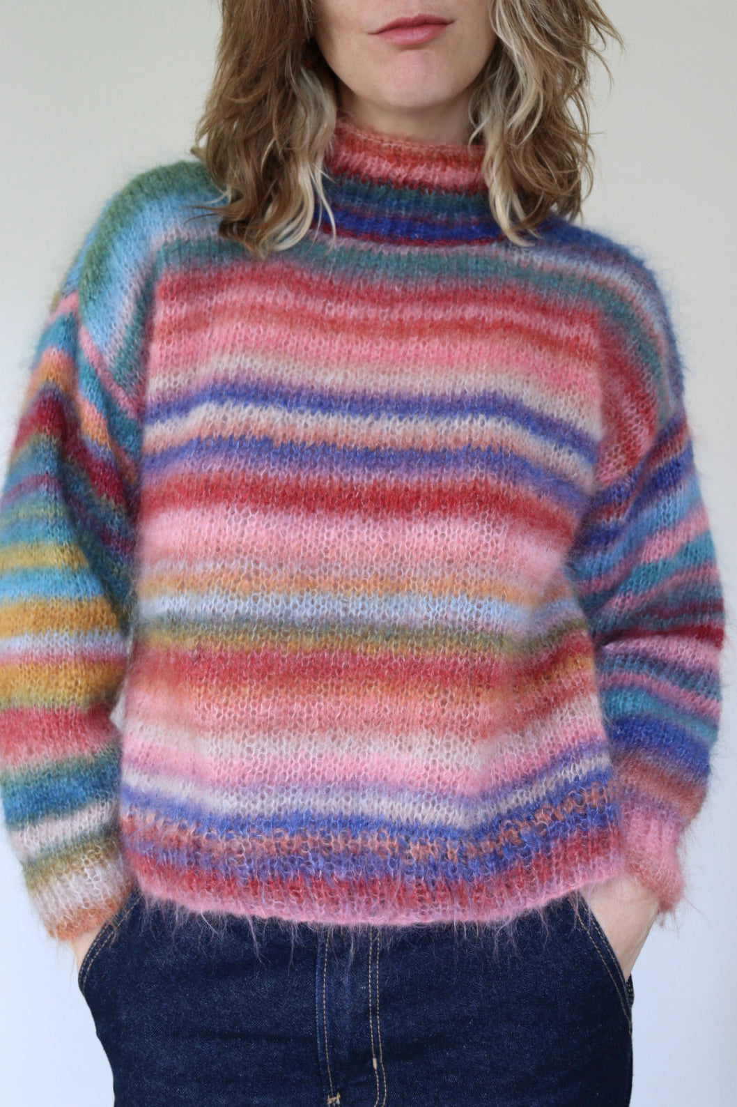 The Fluffy Rainbow - sweater - S up to M