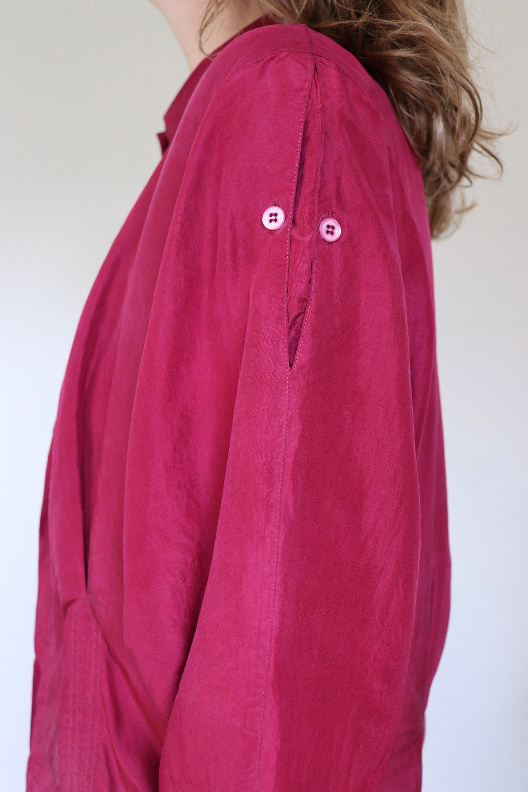 The Pink Lady - silk blouse - S up to L