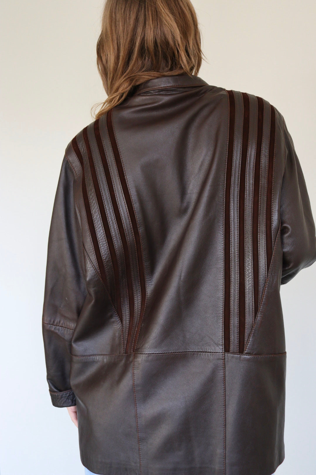 The Striped Leather - jacket - S up to XL