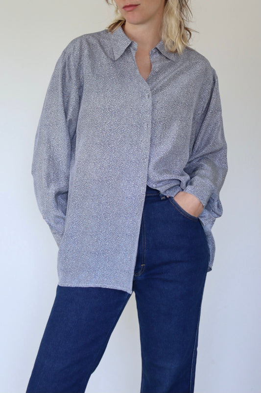 The Floral Cacharel - silk blouse - S up to XL