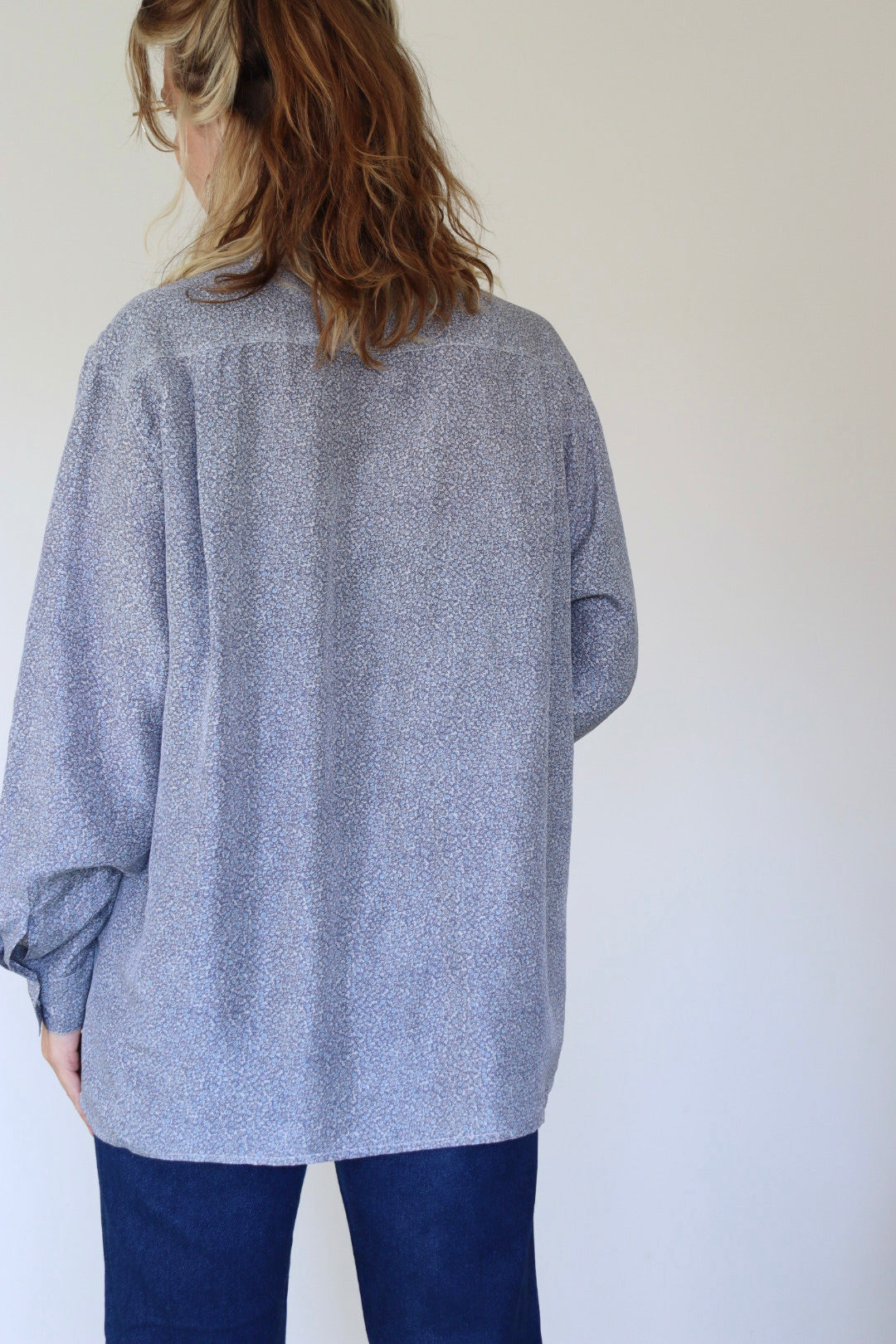 The Floral Cacharel - silk blouse - S up to XL