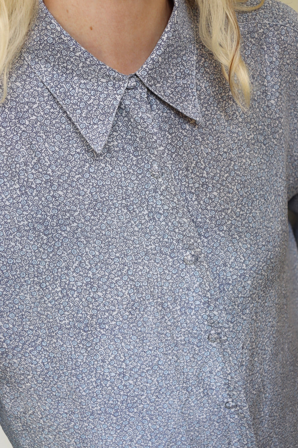 The Floral Cacharel - silk blouse - S up to XL