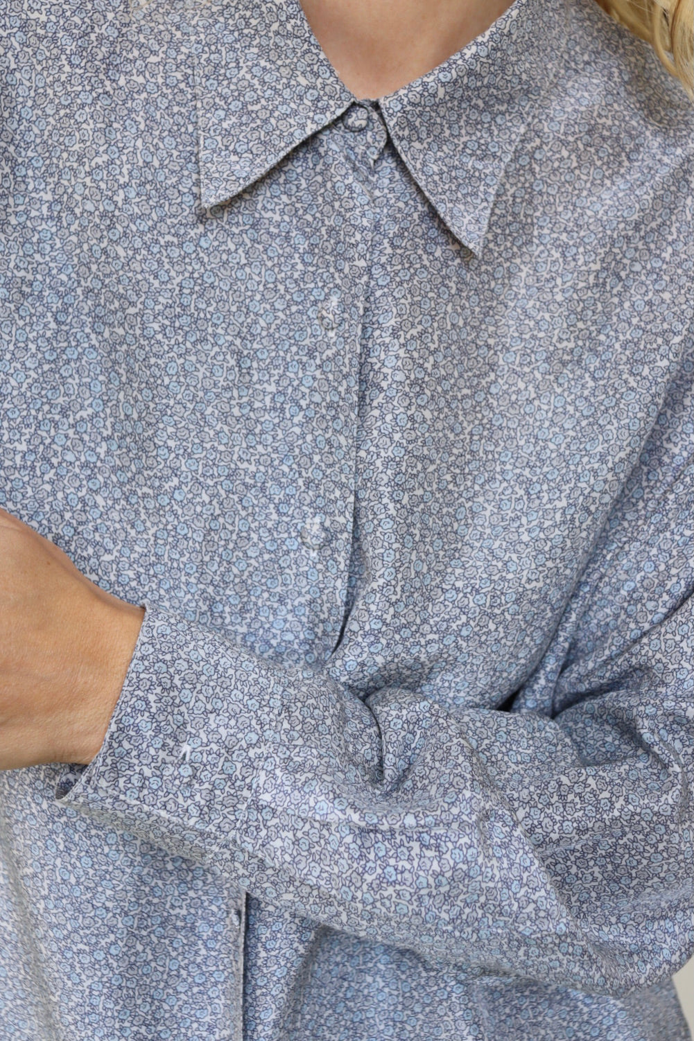 The Floral Cacharel - silk blouse - S up to XL