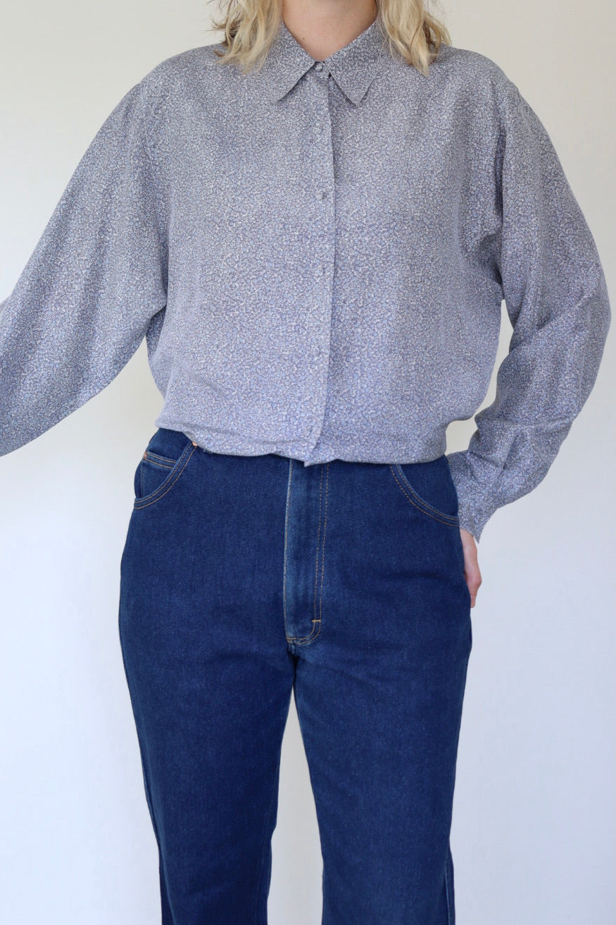 The Floral Cacharel - silk blouse - S up to XL