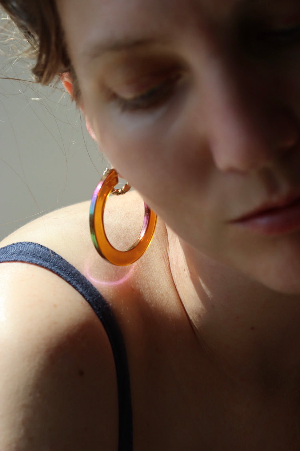 The Iridecent Other - retro earrings M