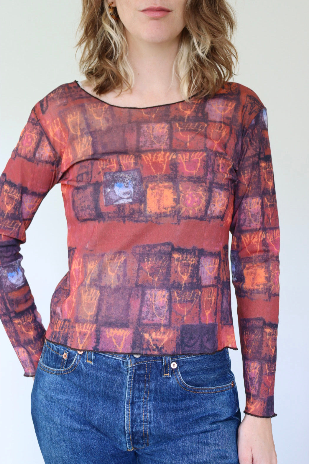 The Aventures des Toiles - mesh top - S up to M
