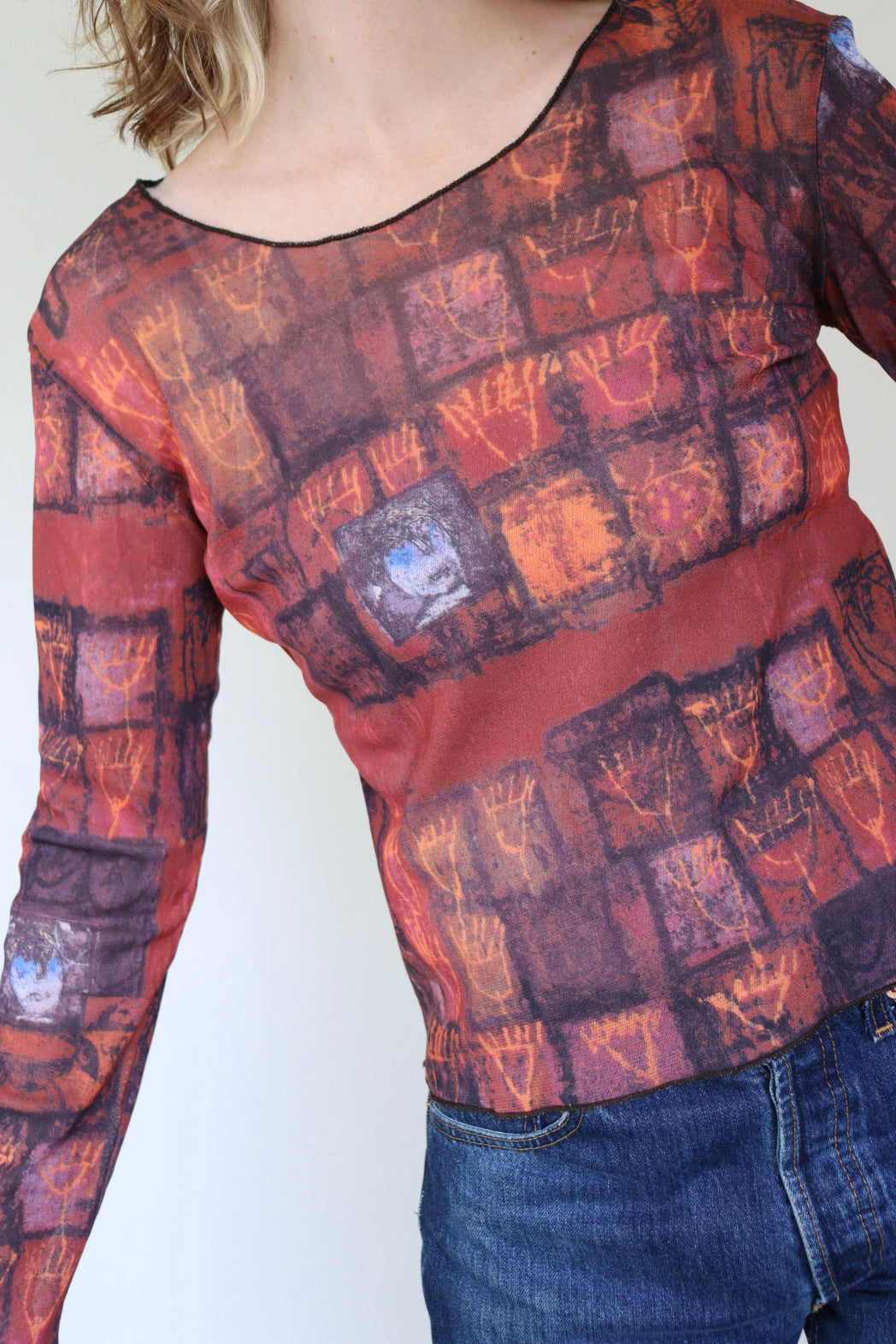 The Aventures des Toiles - mesh top - S up to M